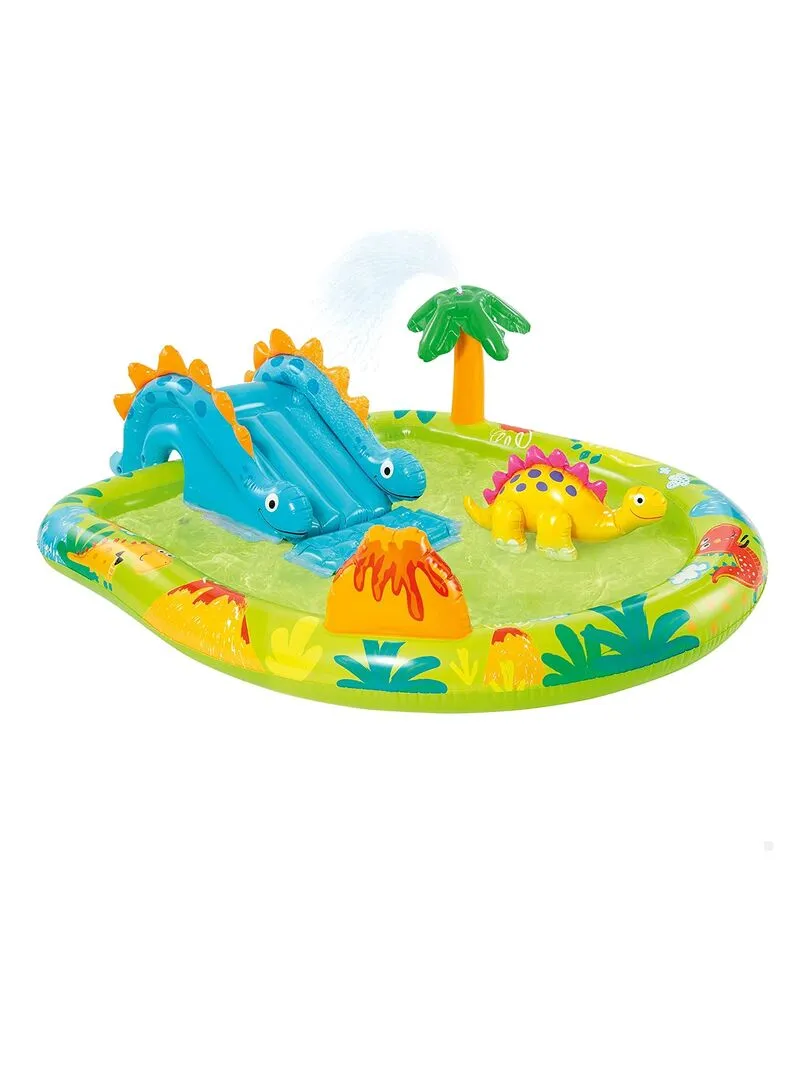 Aire de jeux gonflable petit dino - N/A