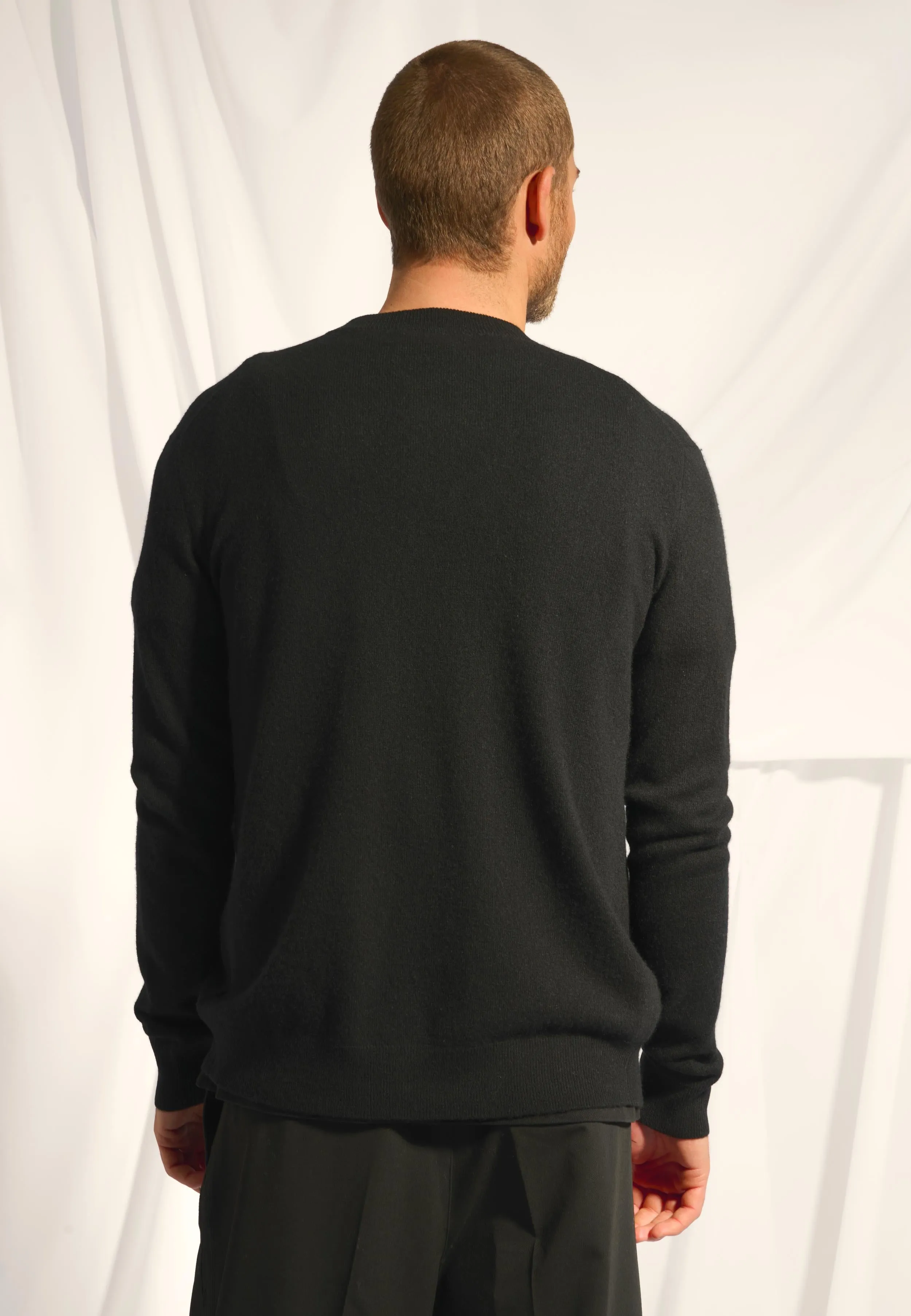 ANAIS cardigan col rond noir