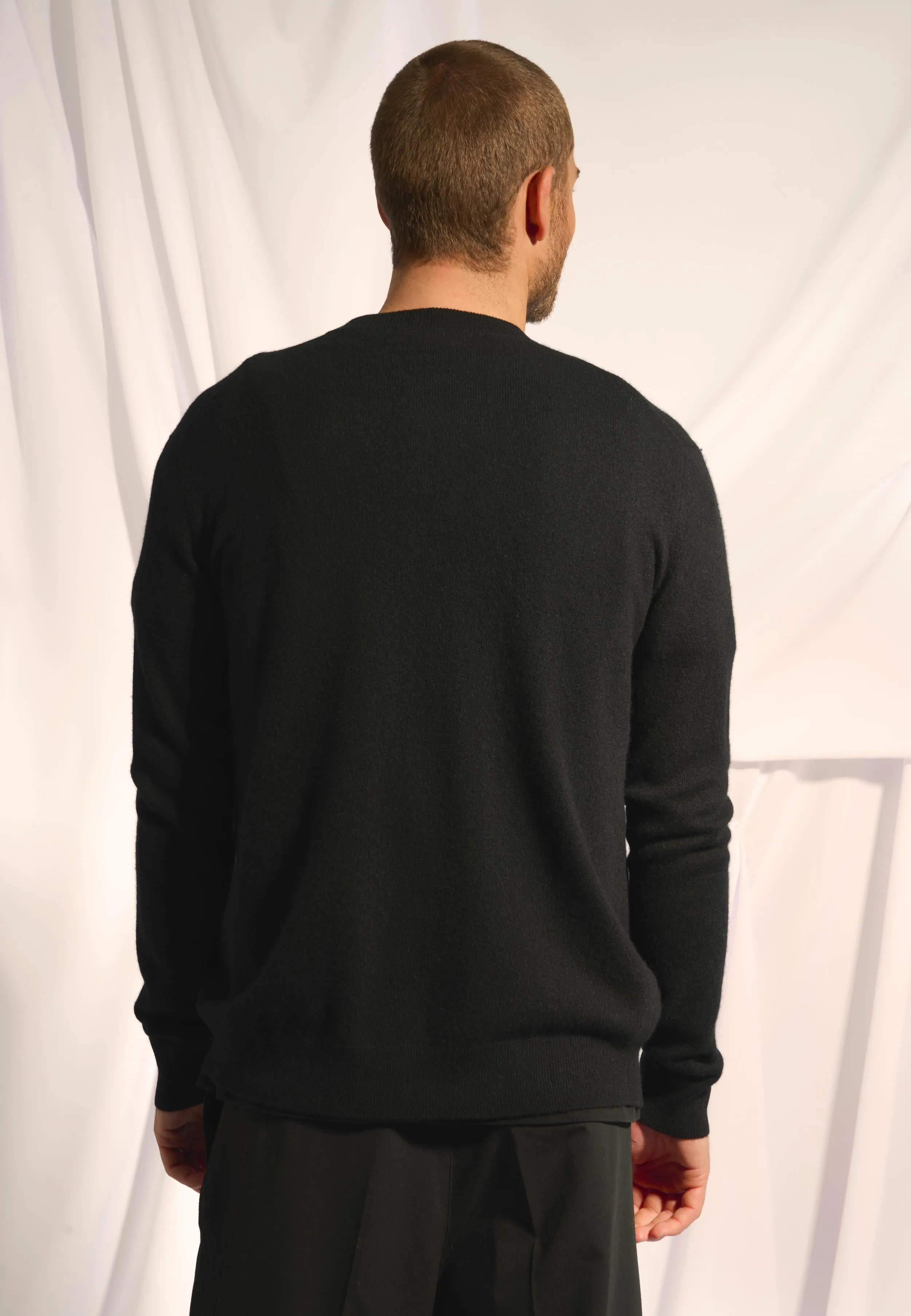 ANAIS cardigan col rond noir