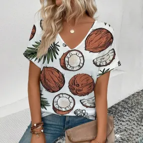 Annabel - T-shirt imprimé fruits à la mode