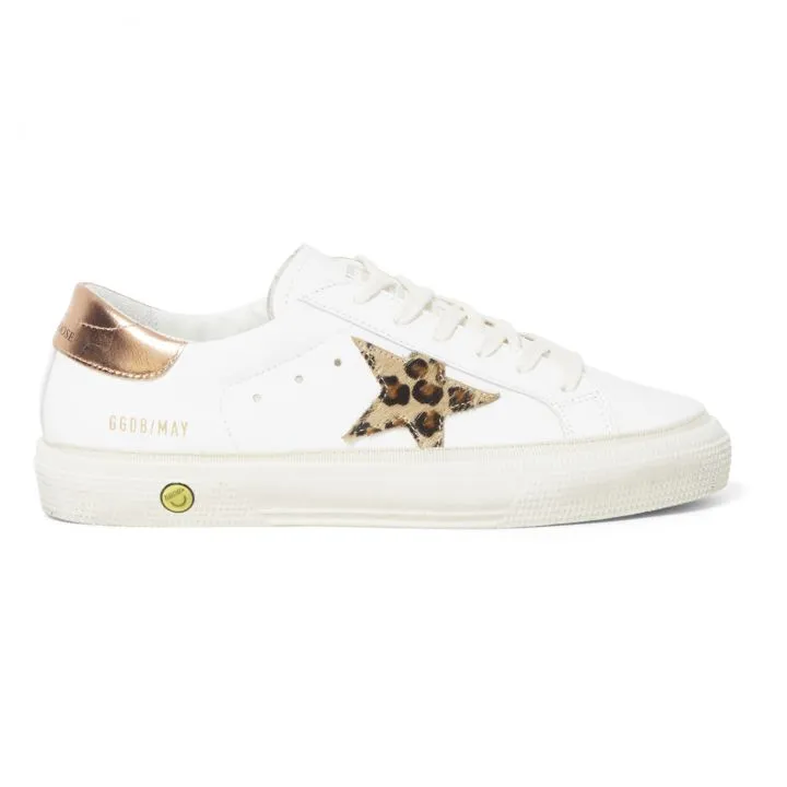 Baskets May Leather Upper Leopard