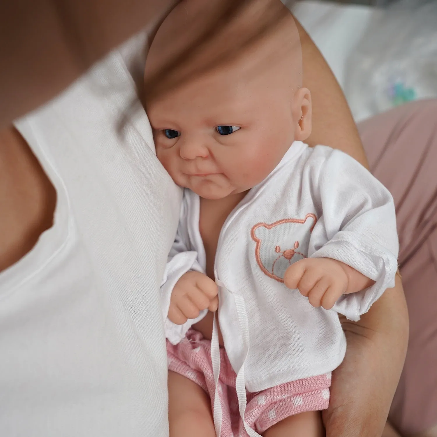 Bebe reborn Full Soft Body Silicone Platinum