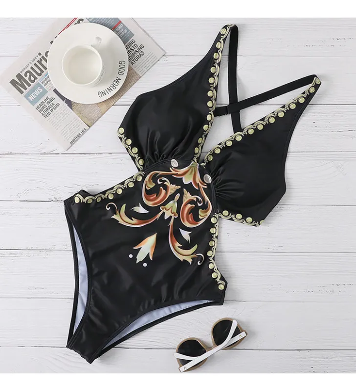 Bikini femme imprimé chaînes