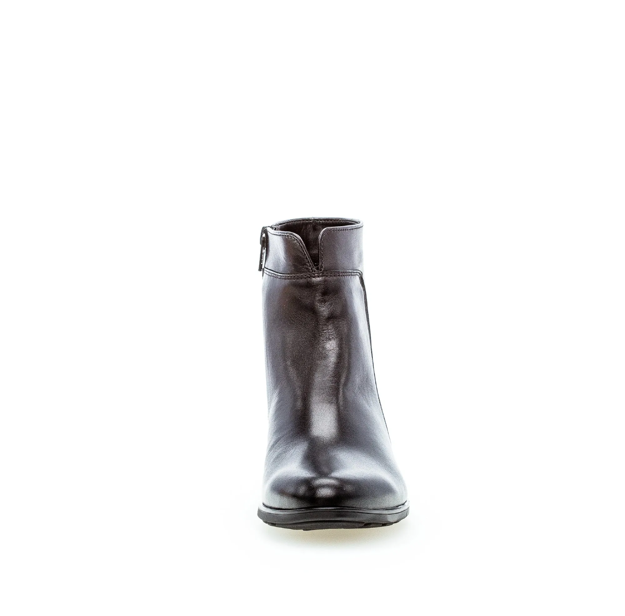 Bottines noires en cuir