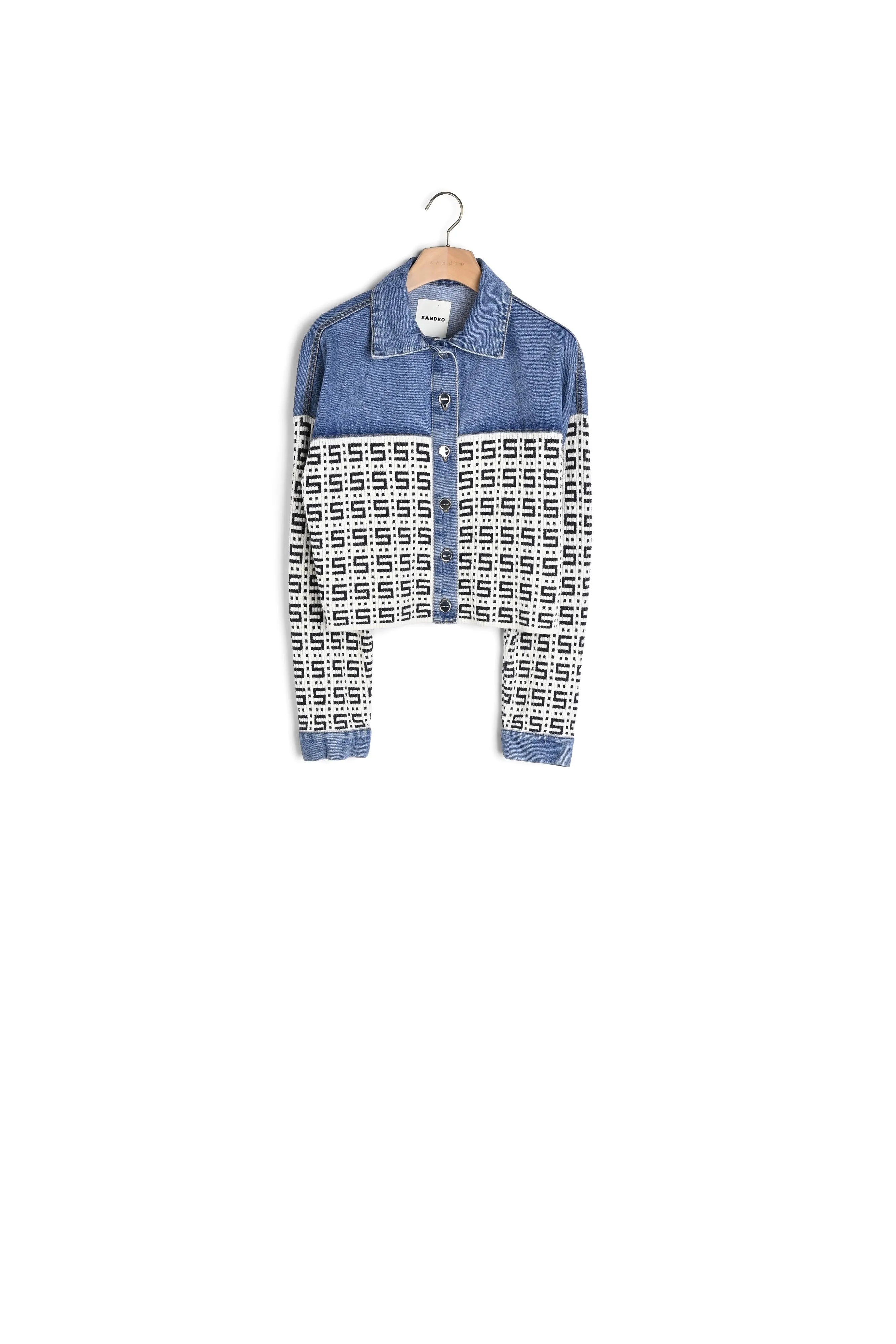 Cardicoat court en denim