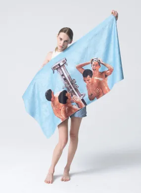 Carne Bollente - Shower Power Towel - Blue
