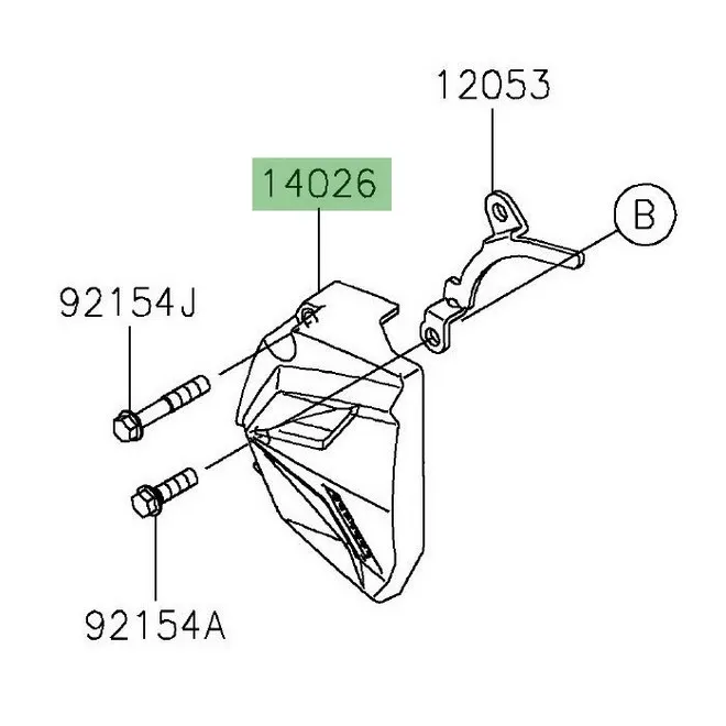 Carter pignon de sortie de boîte Kawasaki Z125 (2019-2024) | Moto Shop 35