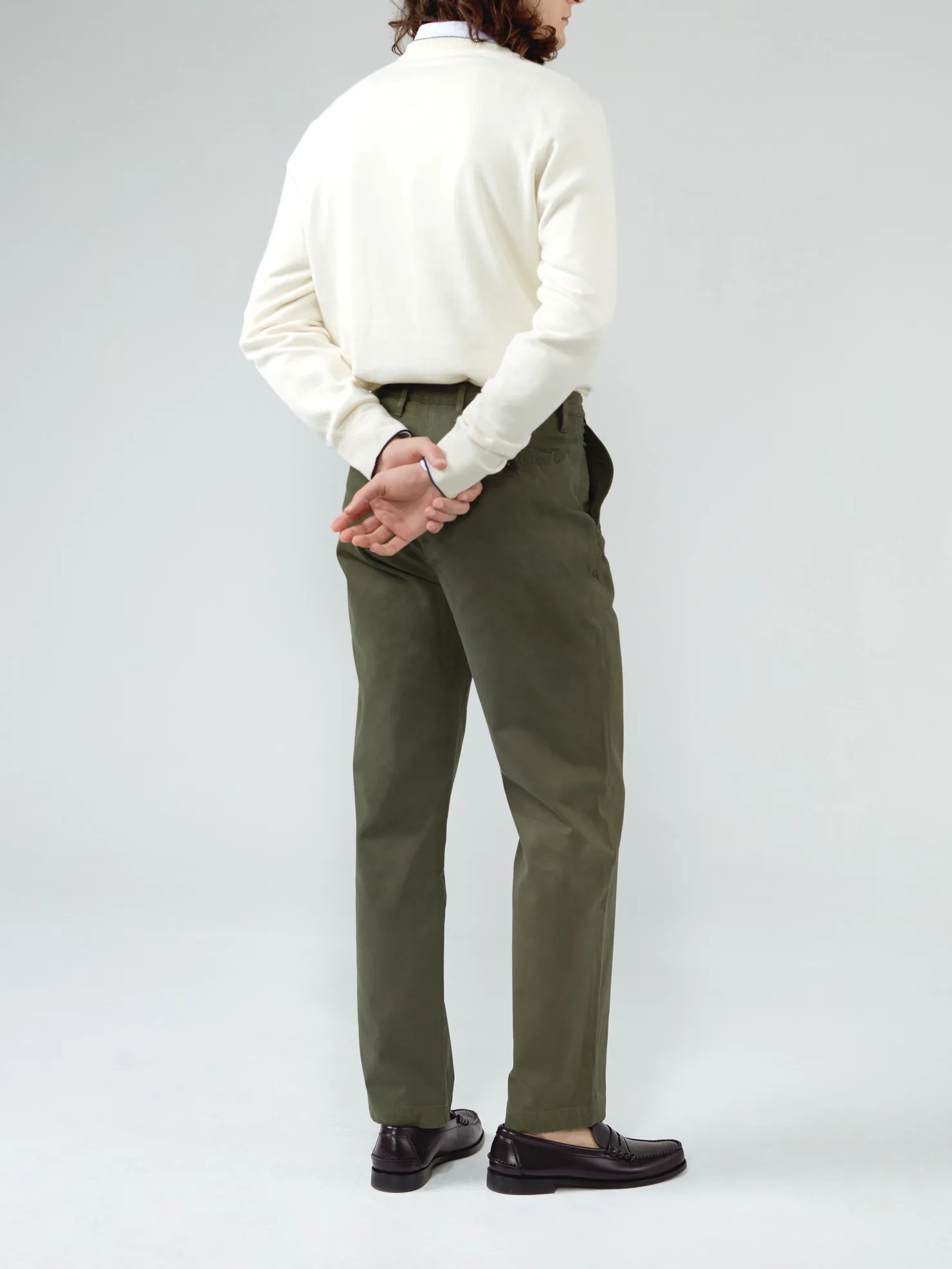 Chino Classique Vert Militaire