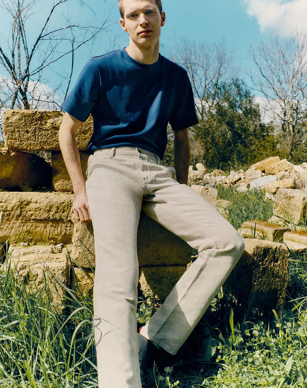 Chino homme droit ajusté Chanvre Naturel - Ernest