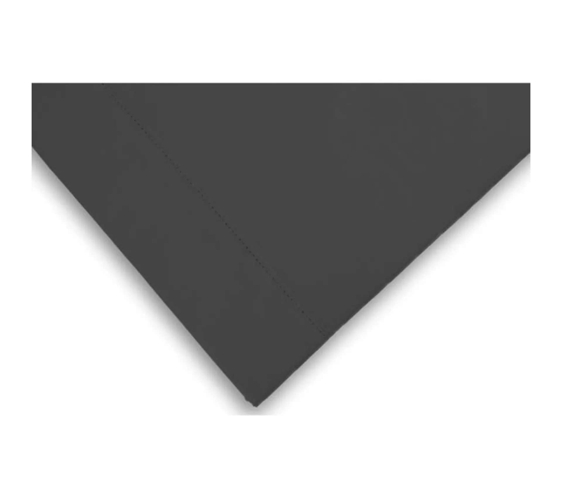 Drap Plat Camille Coton Percale 240x300 Cm Anthracite