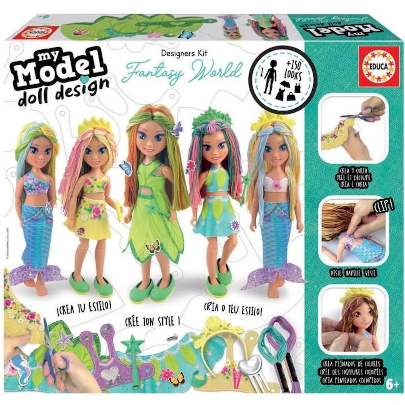EDUCA - My Model Doll Design Fantasia vert - Educa