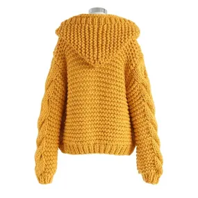 Evania | Cardigan épais en tricot élégant et confortable
