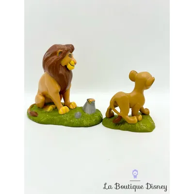 Figurines Mufasa Simba Le roi lion Disneyland Paris Playset Disney lion 8 cm