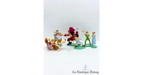 Figurines Set Peter Pan Playset Disney Store 2007 Crochet Mouche Nana Wendy Michel Jean