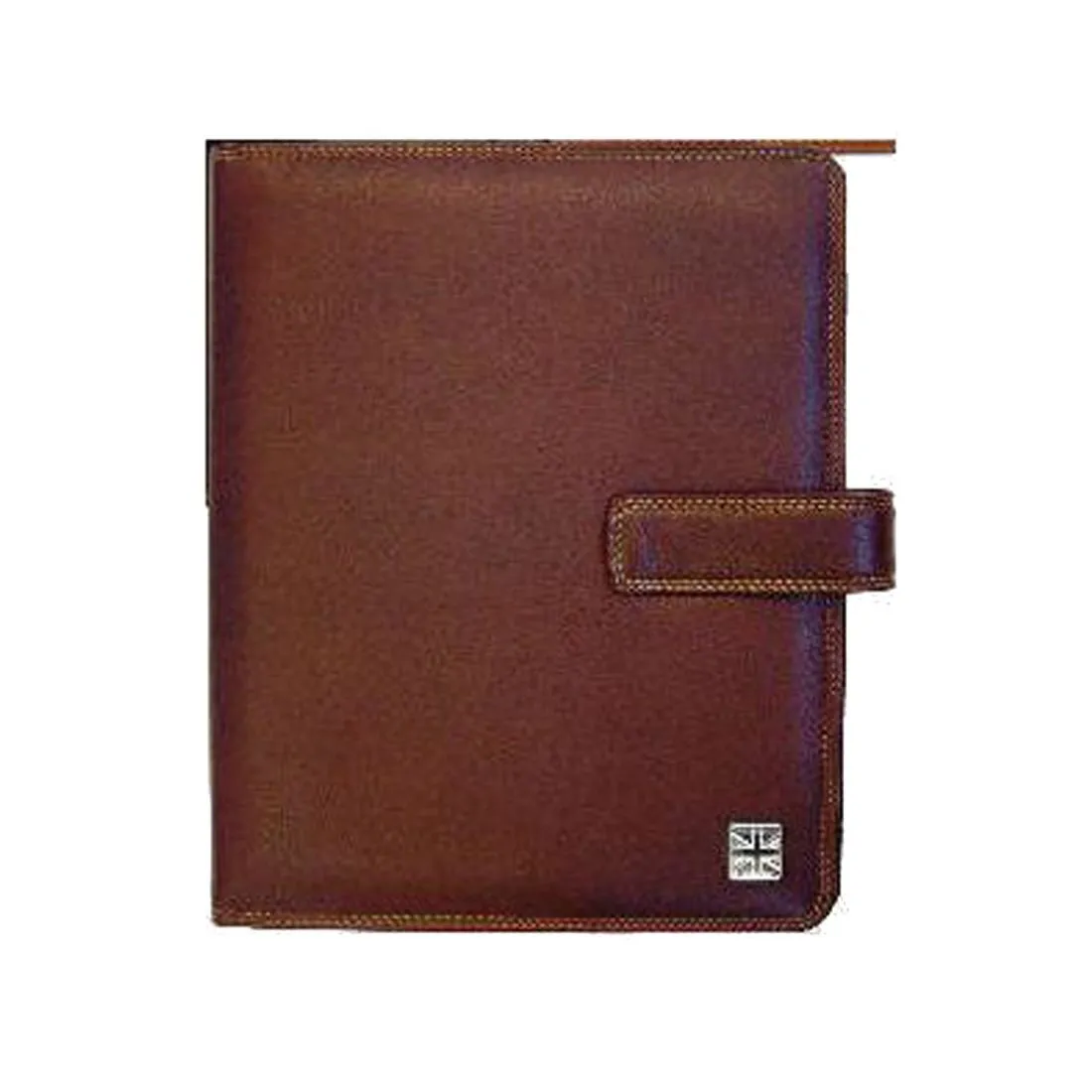 Housse Ipad en cuir, Tyler & Tyler, Marron Union Jack white