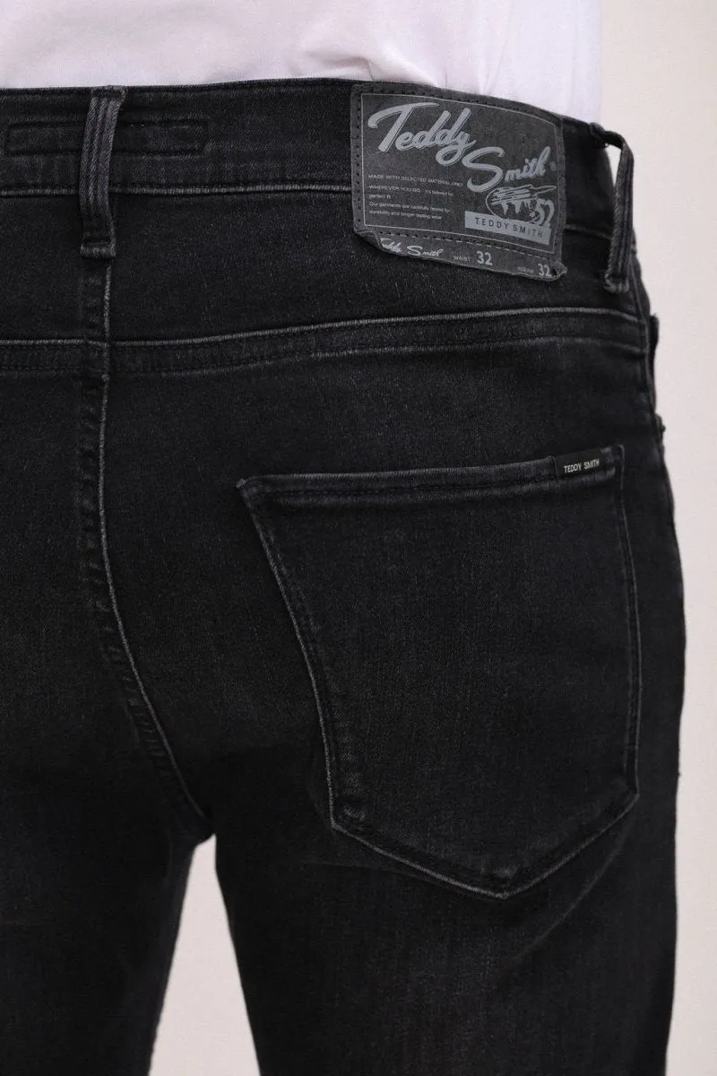 Jean coupe regular slim ROCK DUAL MOVE longueur 32 BLACK USED