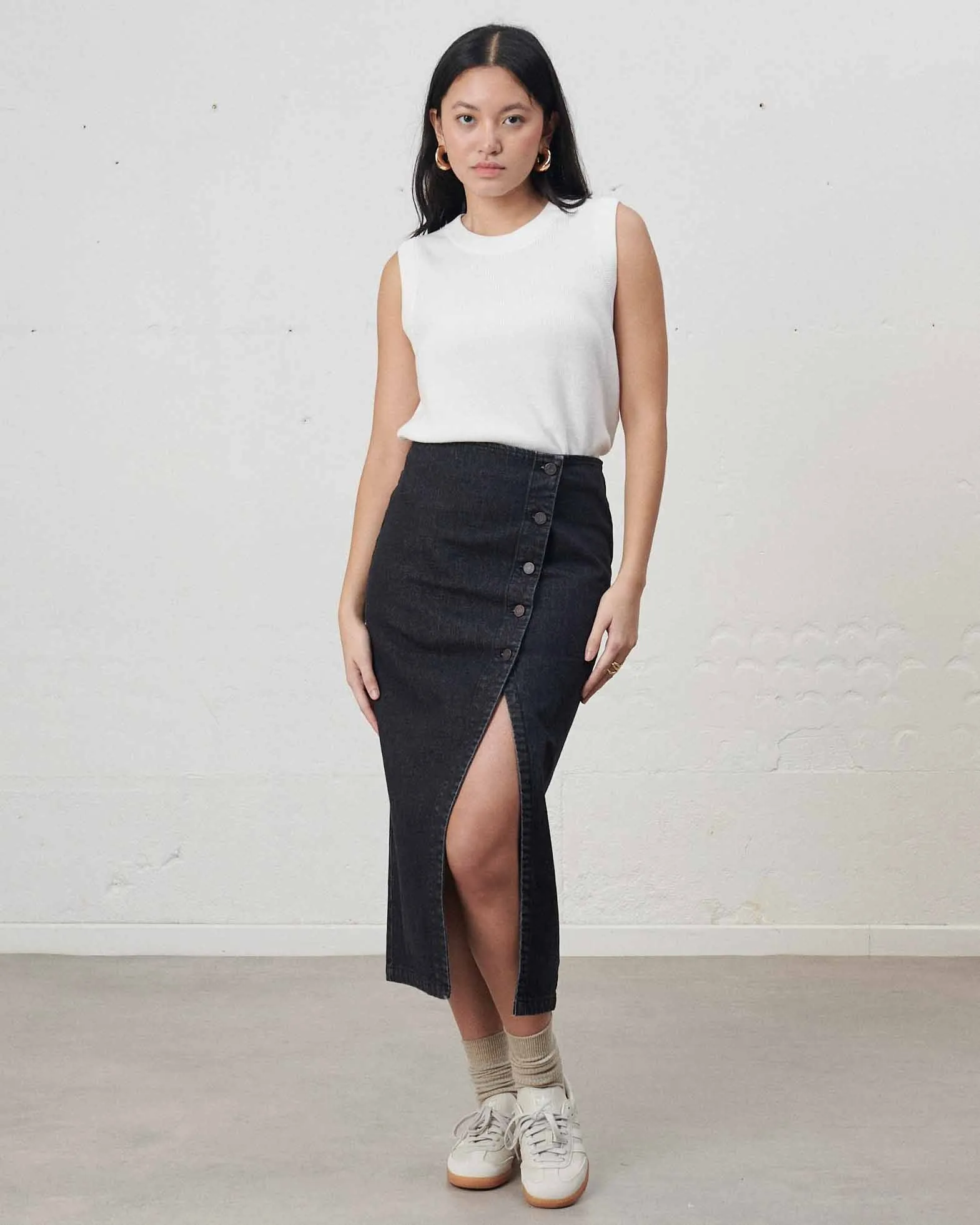 Jilian denim DARK GREY