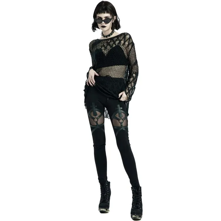 Leggings 'Dark Doll' Noir