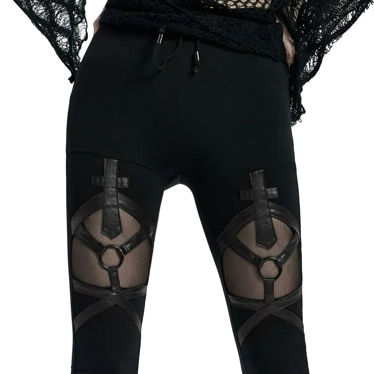 Leggings 'Dark Doll' Noir