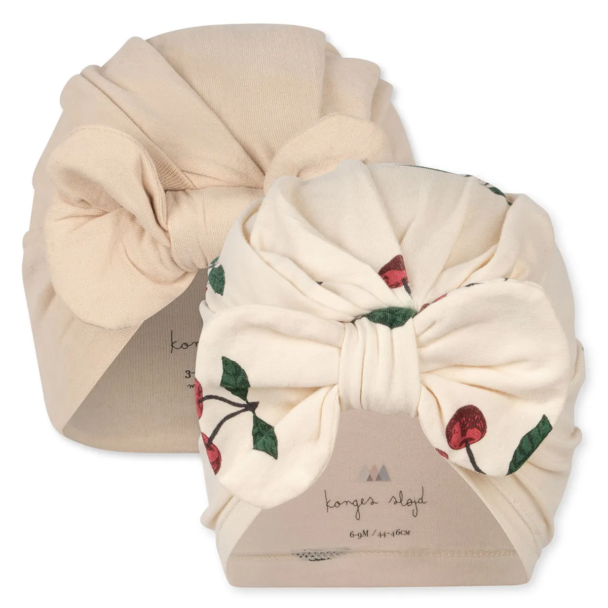 Lot de 2 Bonnets Bambi Ma Grande Cerise & Nouvelle Peach - 12/18 Mois