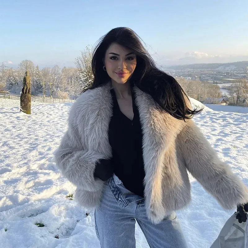 Manteau d'hiver en Fourrure pour Femmes - Sandra