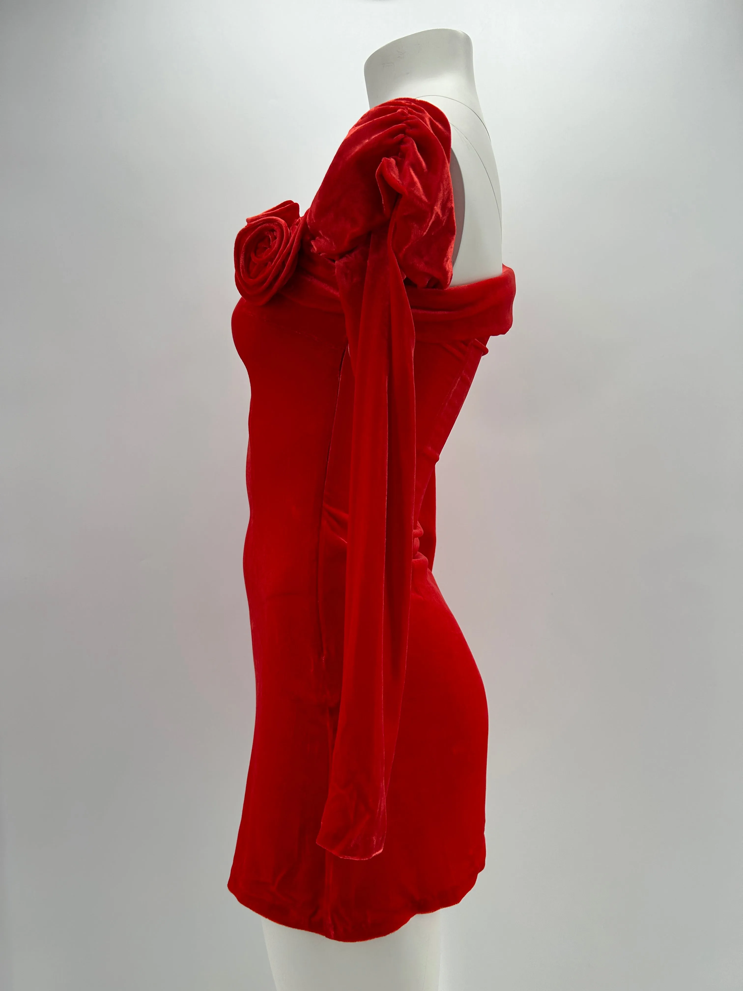 Mini robe rouge Scarlette