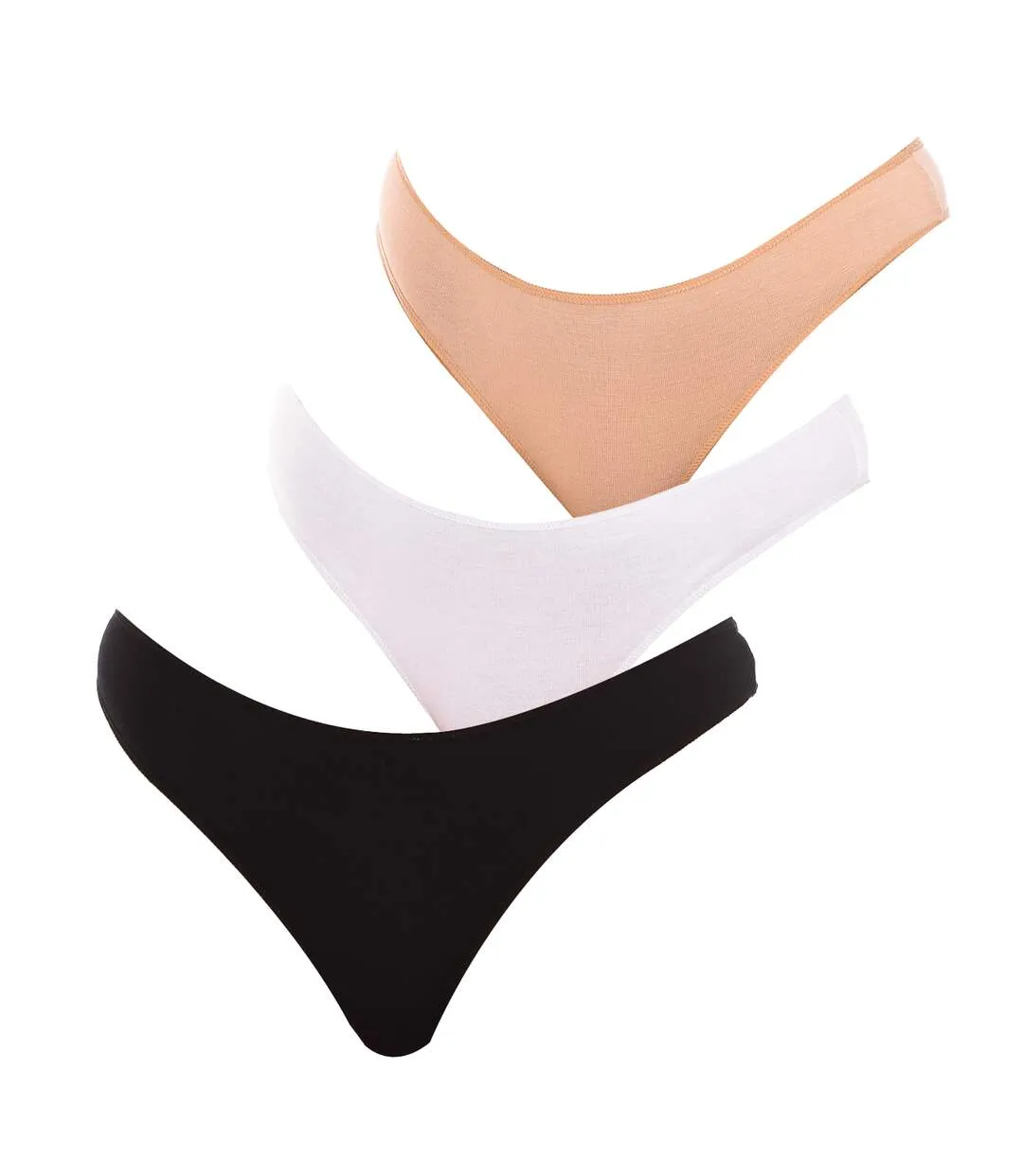 Pack-3 Bamboo 907 Women's Microfiber Thongs