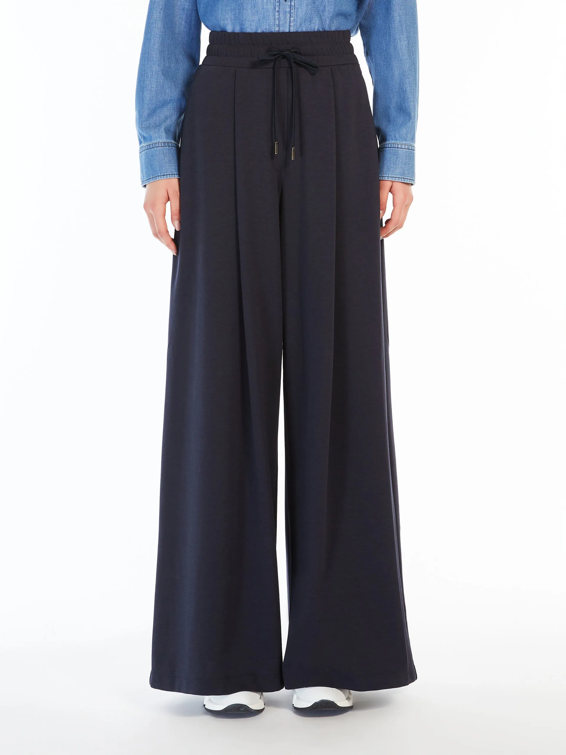 Pantalon en jersey avec cordon de serrage