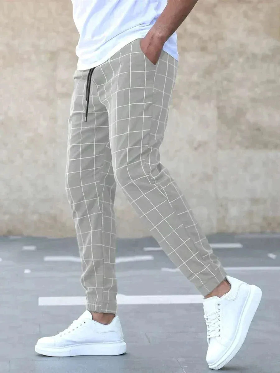 Pantalon à carreaux Mattias