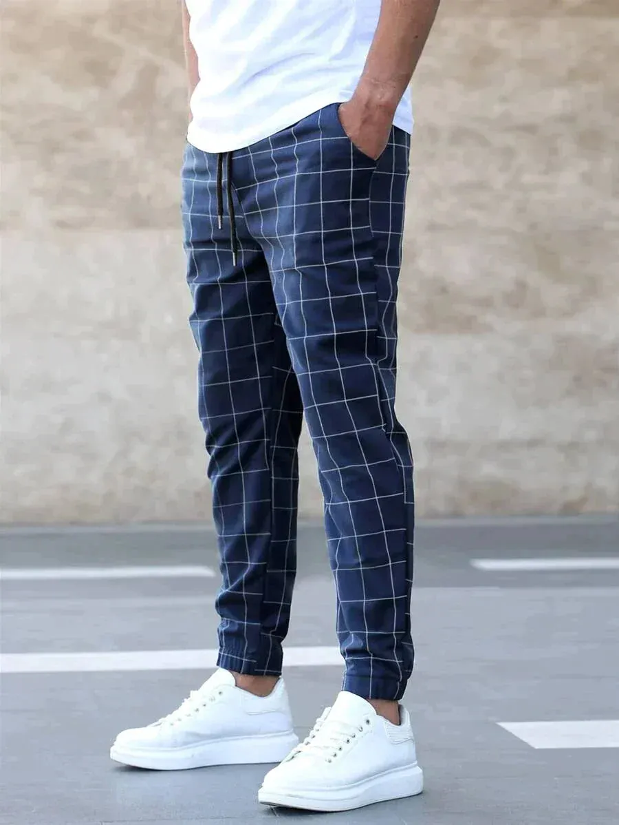 Pantalon à carreaux Mattias