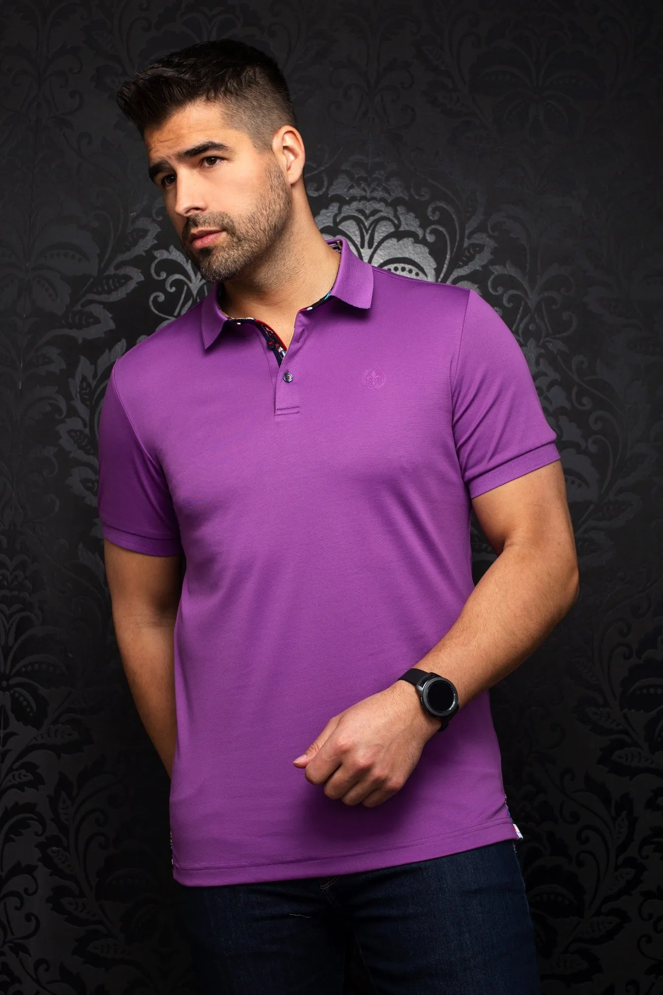Polo Au Noir | EAGLE Purple