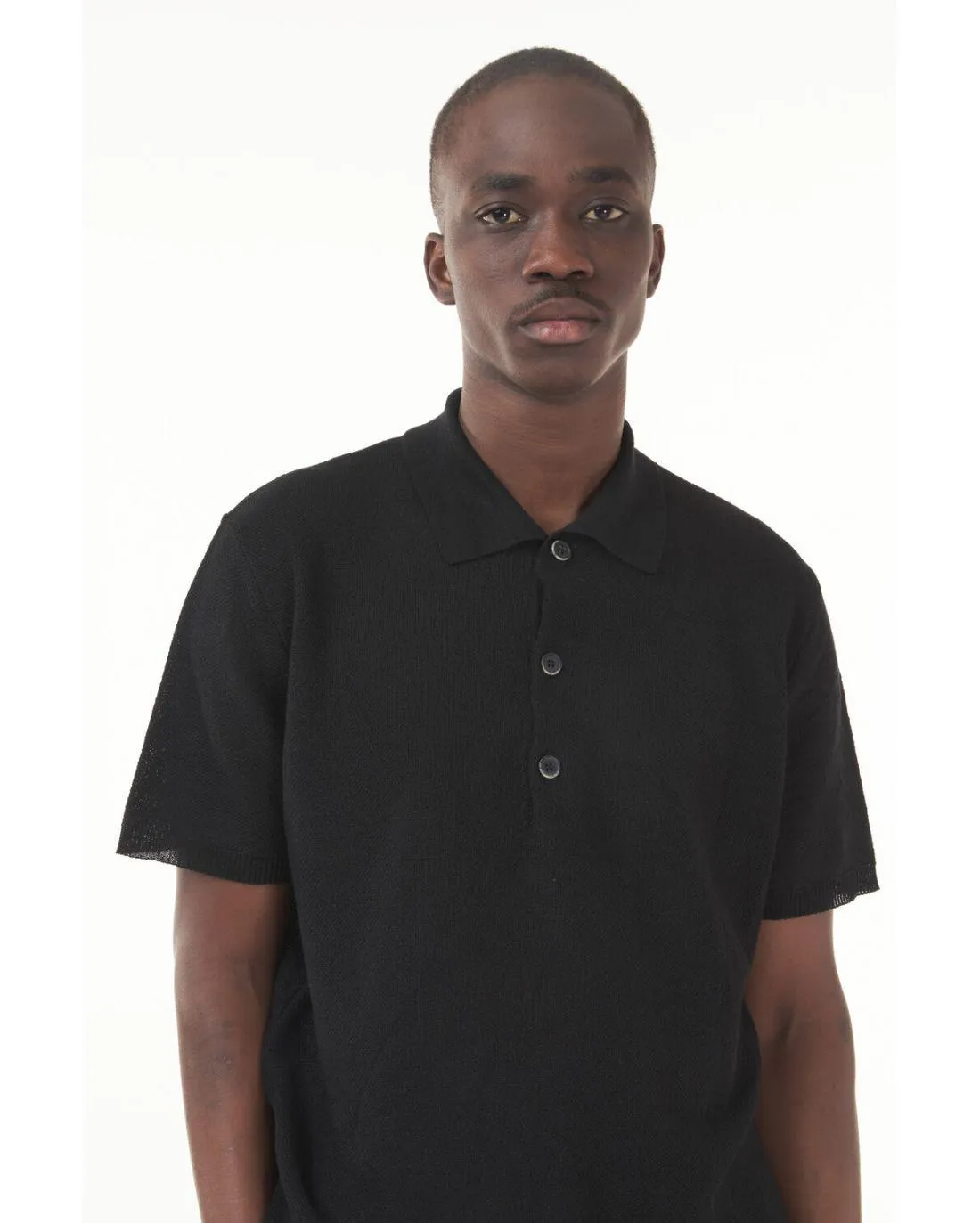 POLO MARCO SLISSA NERO - Barena Venezia  | Chez Maman Rouen