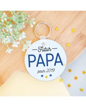 Porte-clés personnalisé - Futur Papa pour...