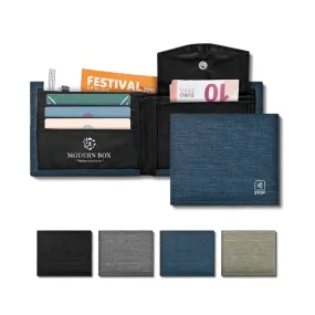 Porte-monnaie et porte-carte promotionnel Anti-RFID en PET recyclé - ALPA - Vertlapub