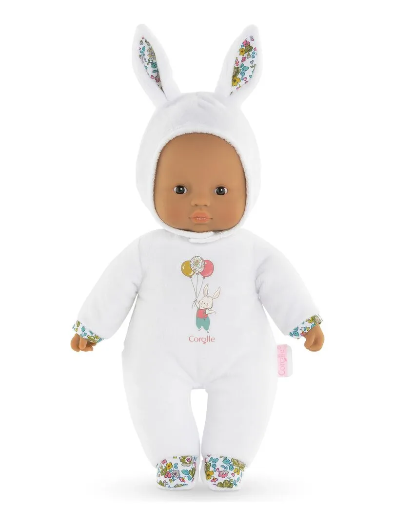 Poupon Pti'Cœur Lapin Blanc - Multicolore