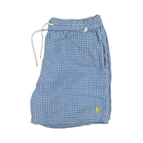Ralph Lauren - Short de bain bleu à carreaux taille XL