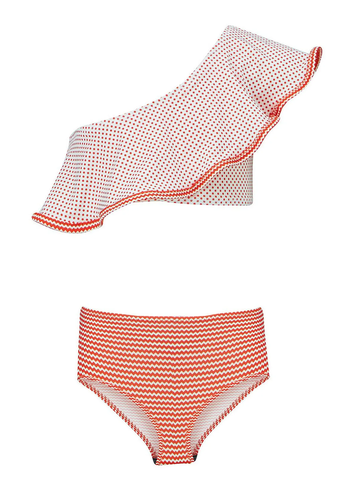 Red - Girls` Swimsuit