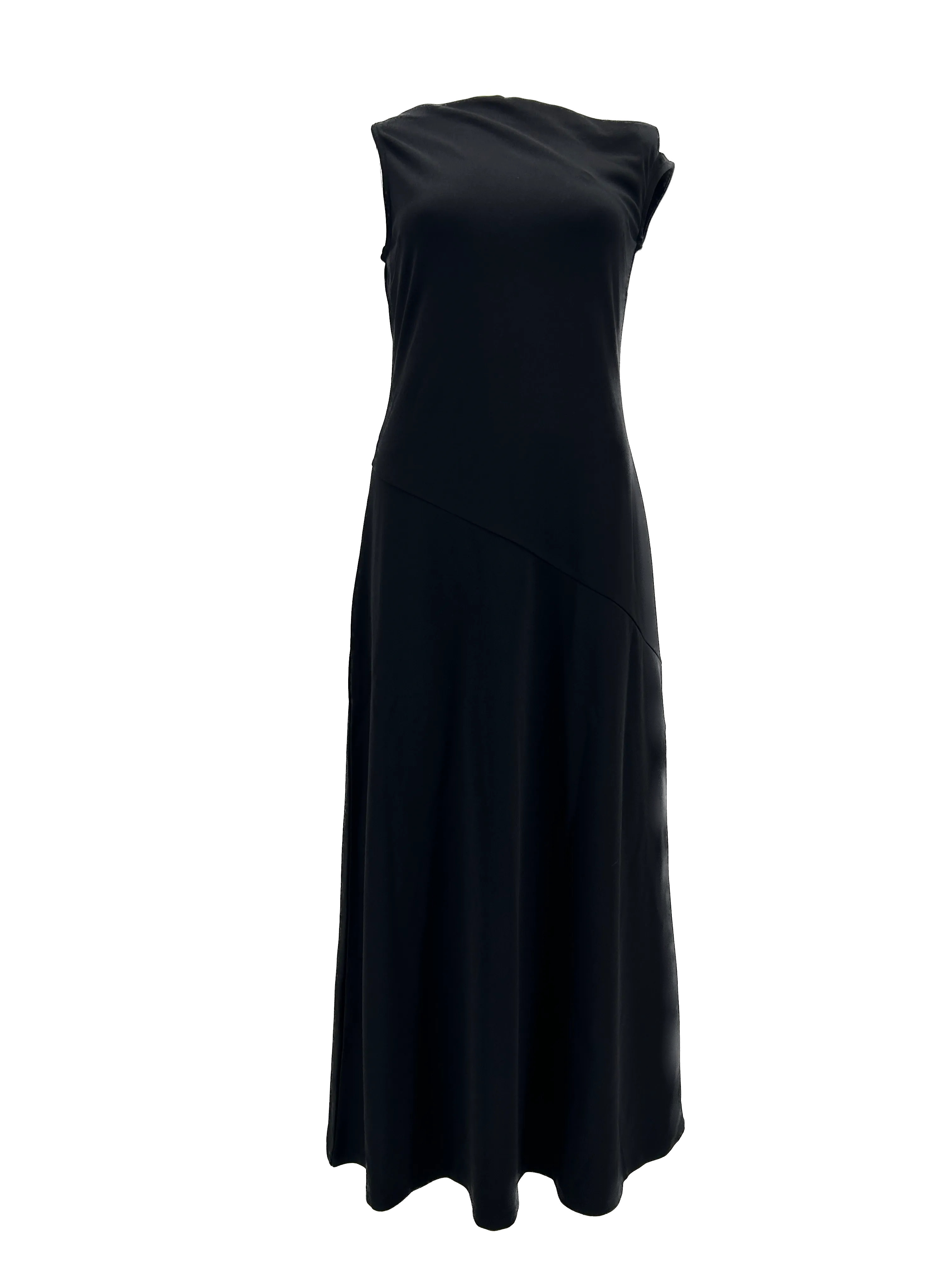 Robe noire asymétrique