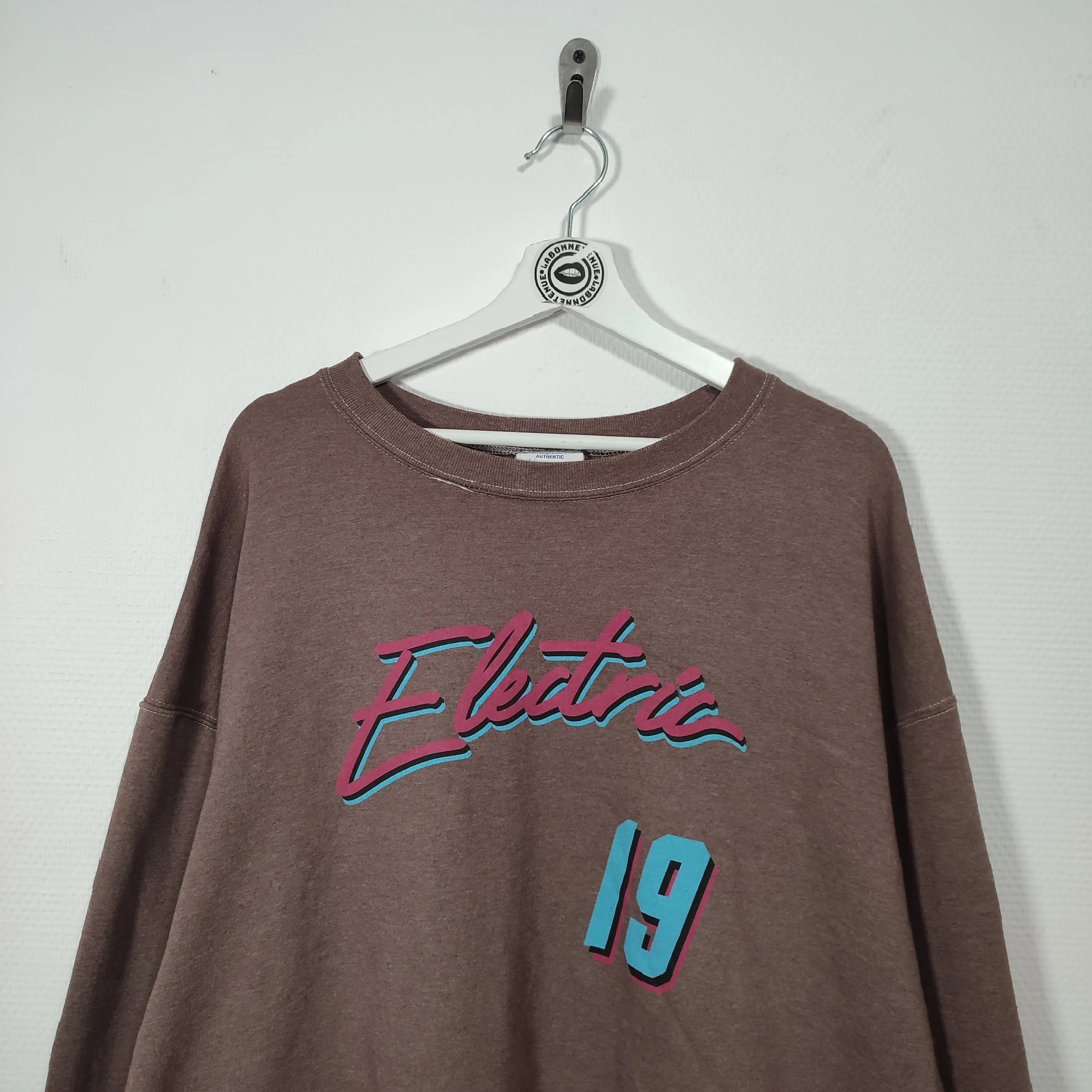 Sweat marron Champion "Electric" - XXL - La Bonne Tenue