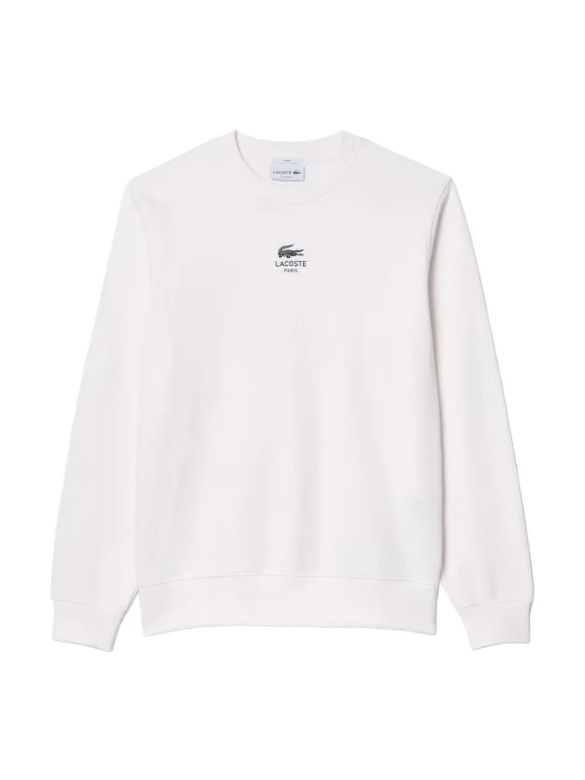 Sweat-shirt Lacoste en tissu blanc pour homme - SH2736 70V