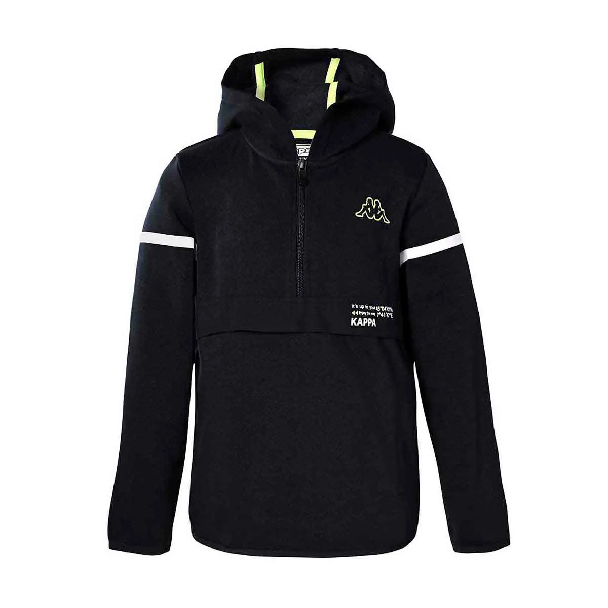 Sweat-shirt à capuche enfant Barzo Noir