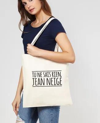T-Shirt homme Tu ne sais rien Jean Neige