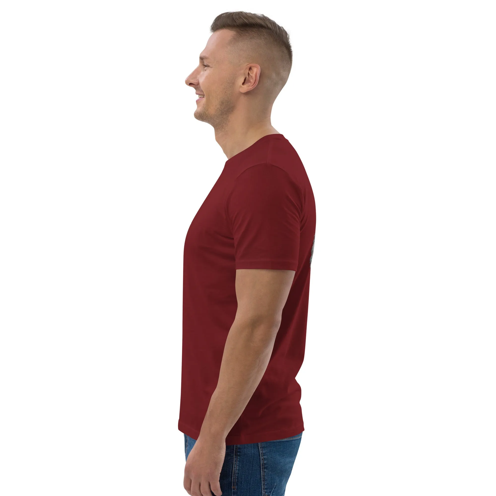 T-shirt unisexe O'coeur brodé  Le Loup de Feu 