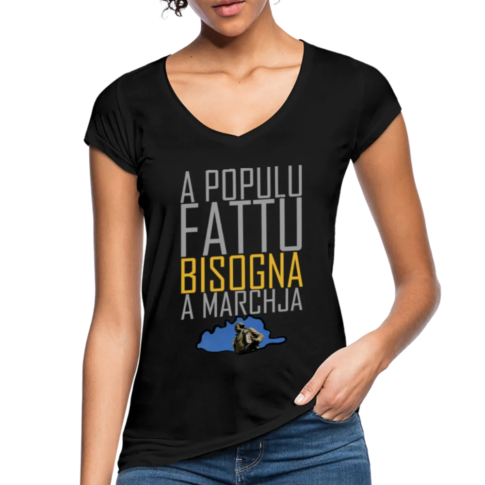 T-shirt vintage A Populu Fattu