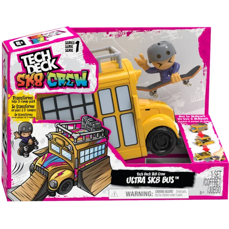Teck Deck SK8 Crew- Playset Camion
