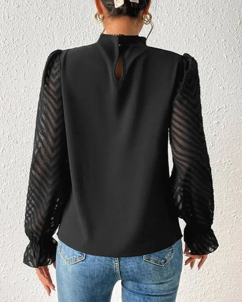 Ulyana - top femme - motif chevrons