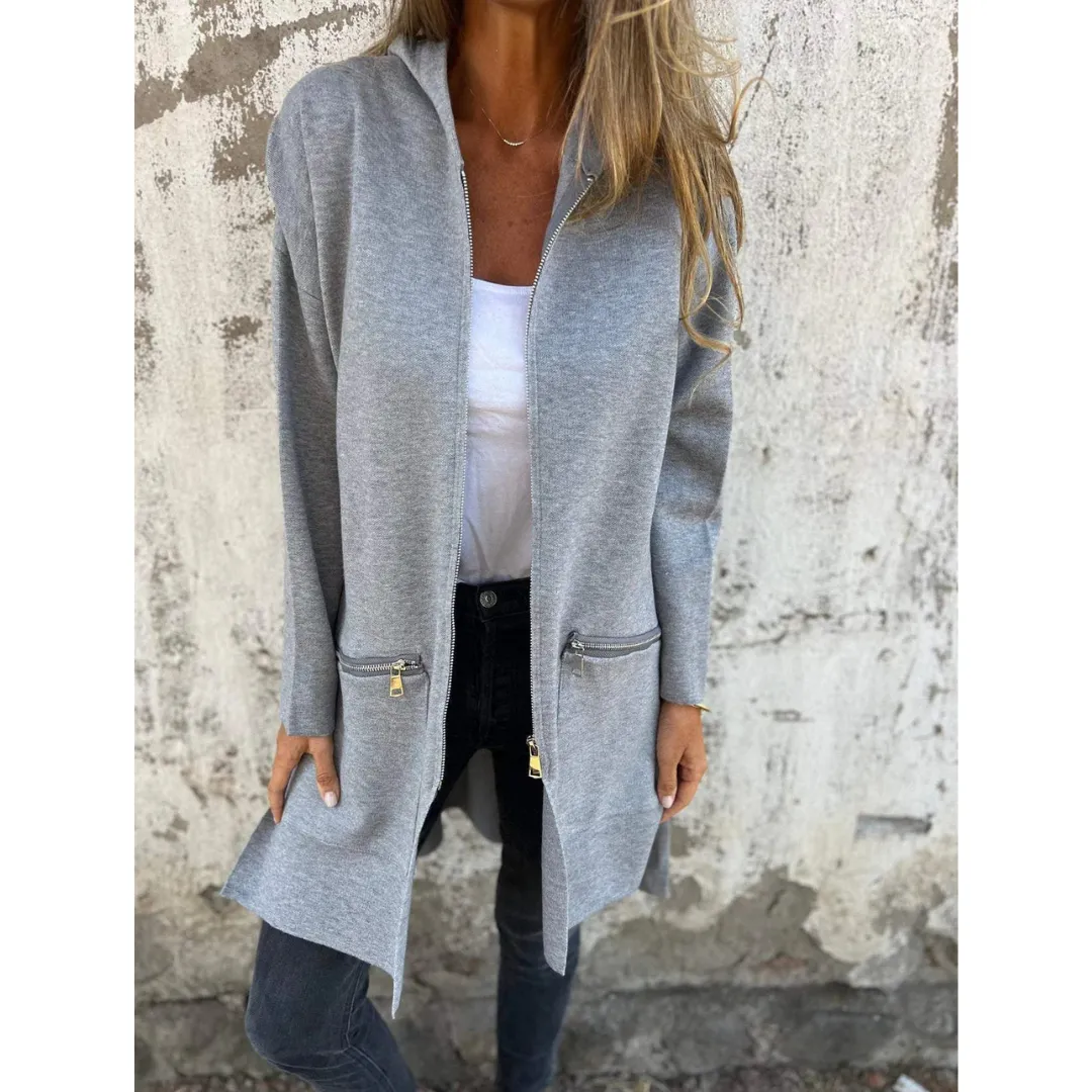 Verilin | Femme Manteau Long | Confortable