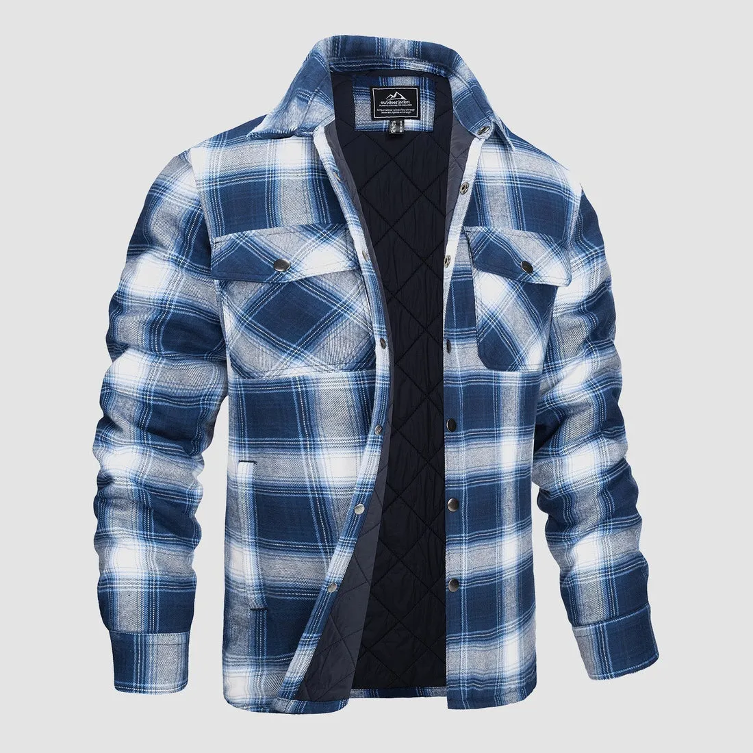 Veste en Flanelle à Carreaux pour Hommes - Christophe