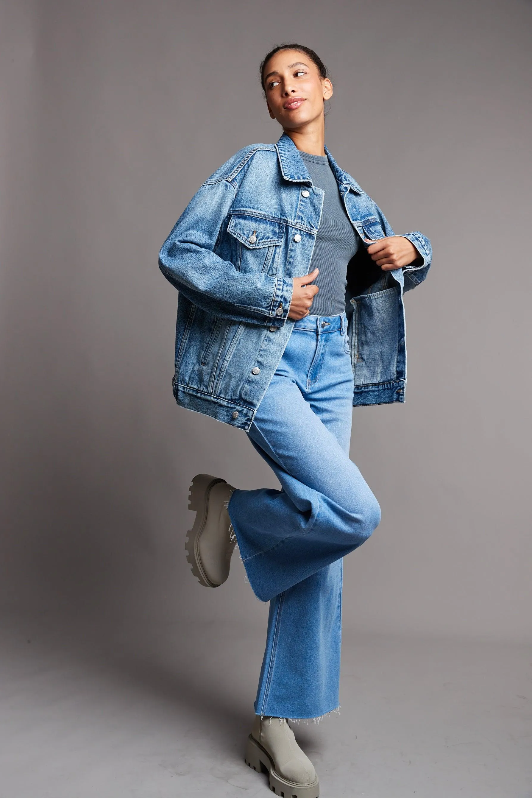 Veste en jean oversize - Zeli