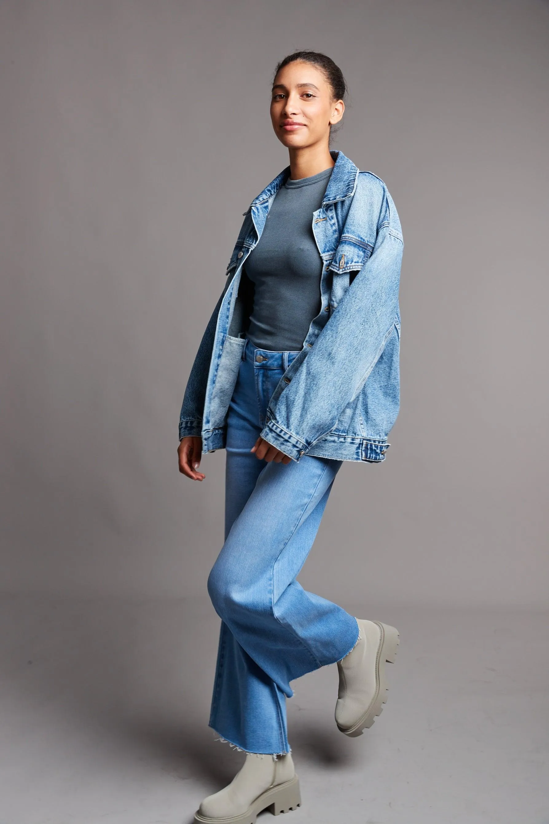 Veste en jean oversize - Zeli